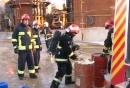 گزارش تصویری : آتش در تاسیسات نفتی شاهرود 